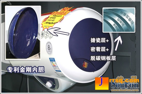 海爾QA+系列FCD-H40H(E)電熱水器測評4