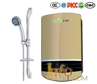 變頻即熱式電熱水器，帶恒溫檔位互換功能