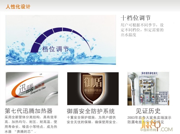 檔位機電熱水器 DSF10