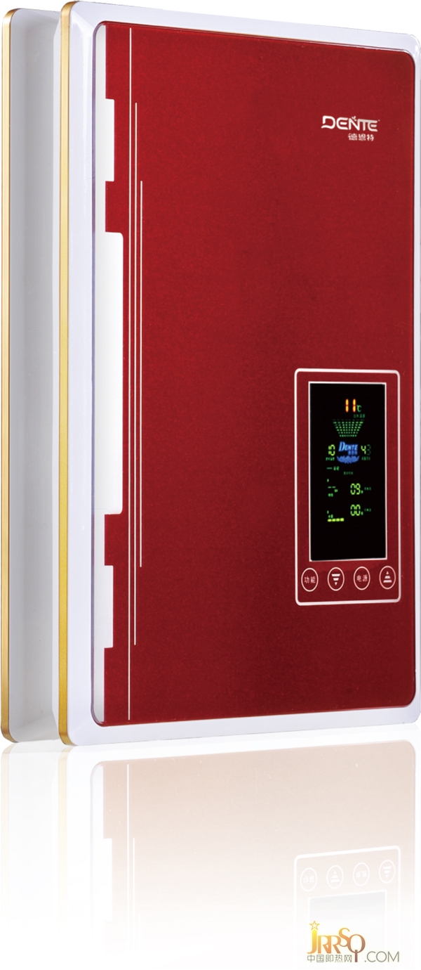 德恩特即熱式電熱水器變頻自動恒溫DTR-E85領(lǐng)袖型 白/紅 報價3800元