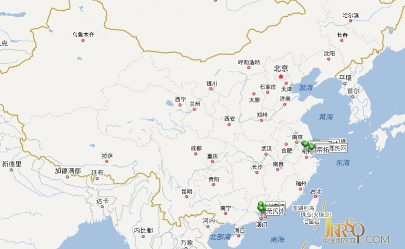 中國即熱網(wǎng)推出品牌地圖 按圖索品牌