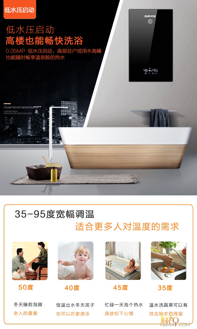 GlEMOS/格林姆斯GS9-55B速熱電熱水器 報價3580元